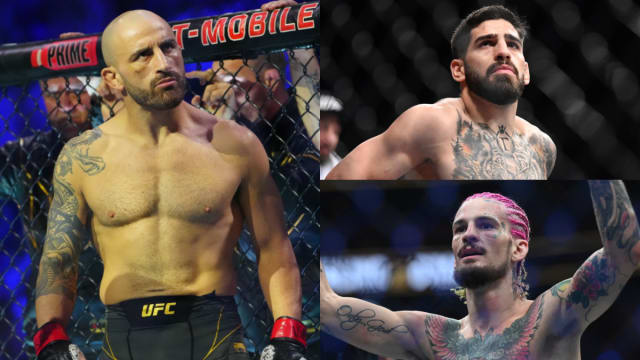 Alexander Volkanovski Ilia Topuria Sean O'Malley UFC